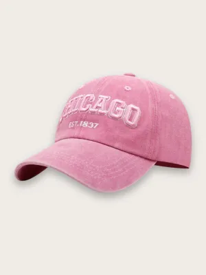 Women's Denim Cap with Chicago Embroidery — view 9