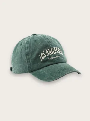 Women's Denim Cap with Vintage Los Angeles Embroidery — view 11