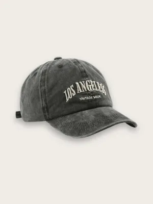 Women's Denim Cap with Vintage Los Angeles Embroidery — view 9