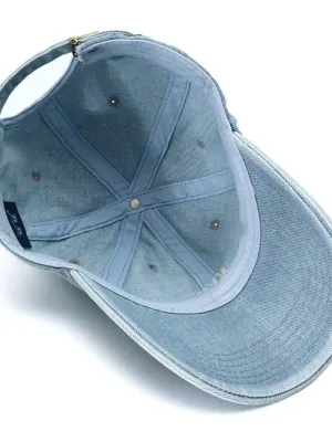 Women's Denim Cap with NYC Embroidery — view 5