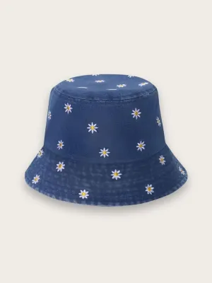 Women's Ditsy Floral Denim Bucket Hat — view 1