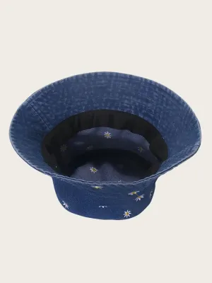 Women's Ditsy Floral Denim Bucket Hat — view 2