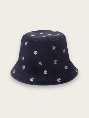 Women's Ditsy Floral Denim Bucket Hat — view 6