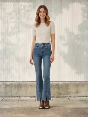 Women's High-Waisted Flared Vintage Jeans — view 1