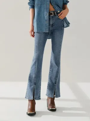 Women's High-Waisted Flared Vintage Jeans — view 2