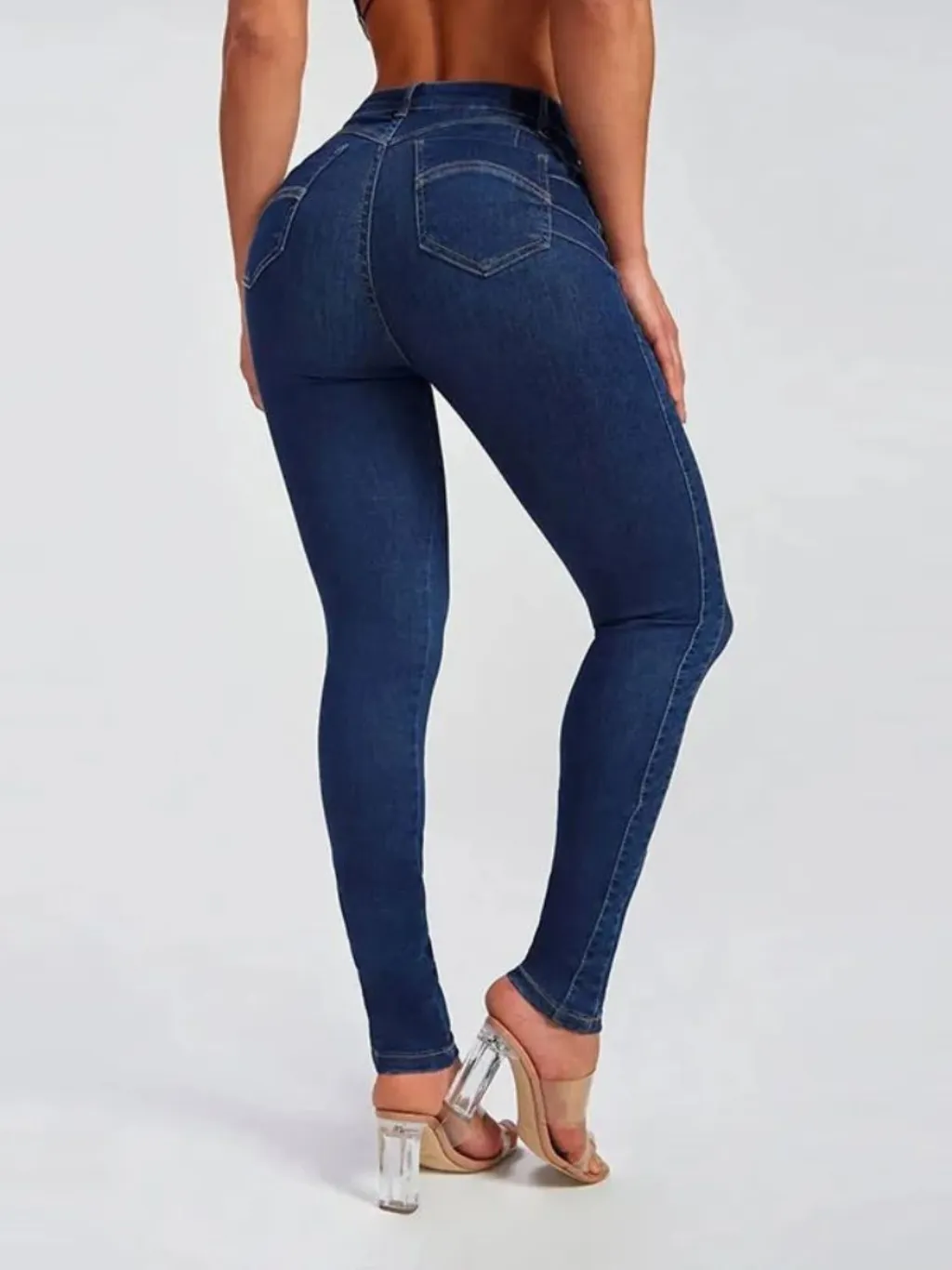 Women's High-Waisted Skinny Jeans, Raw Wash — endless ways to style it
