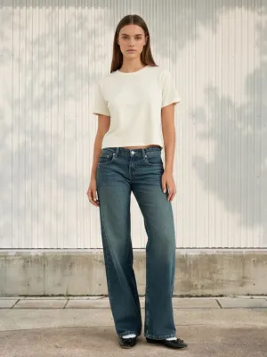 Women's Loose Low-Rise Straight-Leg Jeans — view 1