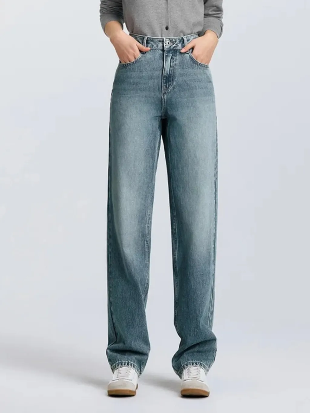 Women's Mid Blue Washed Regular Fit Jeans — a pair designed to be worn everywhere