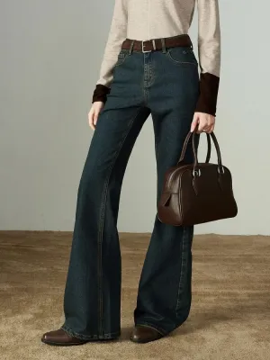Women's Raw Blue Flared Jeans — view 3