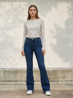 Women's Raw Denim Bootcut Jeans — view 1