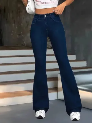 Women's Raw Denim Bootcut Jeans — view 2