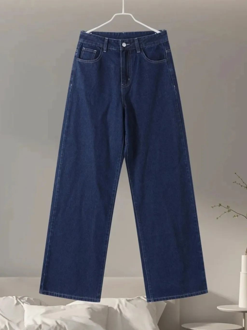 Women's Raw Denim Set with Belted Jacket & Wide Trousers — endless ways to style it