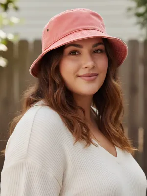 Women's Soft Washed Denim Bucket Hat — view 3