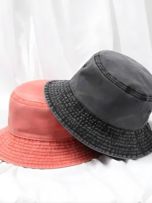 Women's Soft Washed Denim Bucket Hat — view 6
