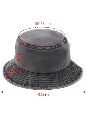 Women's Soft Washed Denim Bucket Hat — view 7
