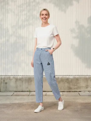 Women's Striped Jeans Nautical Style — view 1