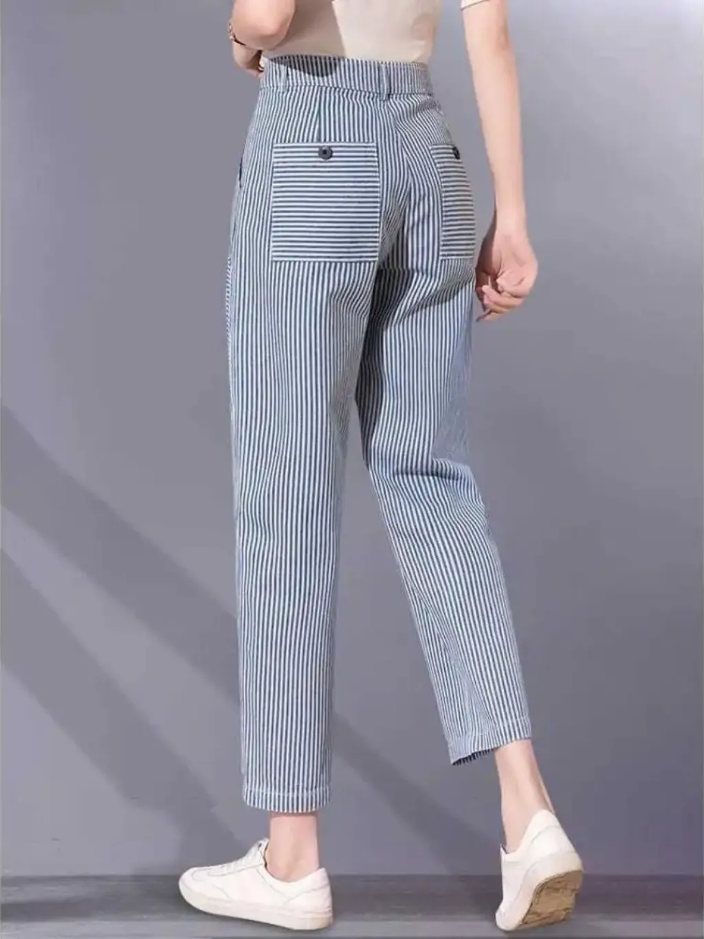 Women's Striped Jeans Nautical Style — a pair designed to be worn everywhere
