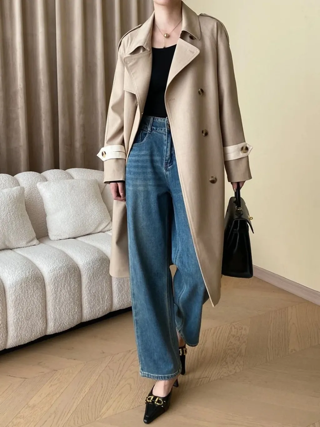 Women's Vintage High-Waisted Straight Jeans — endless ways to style it