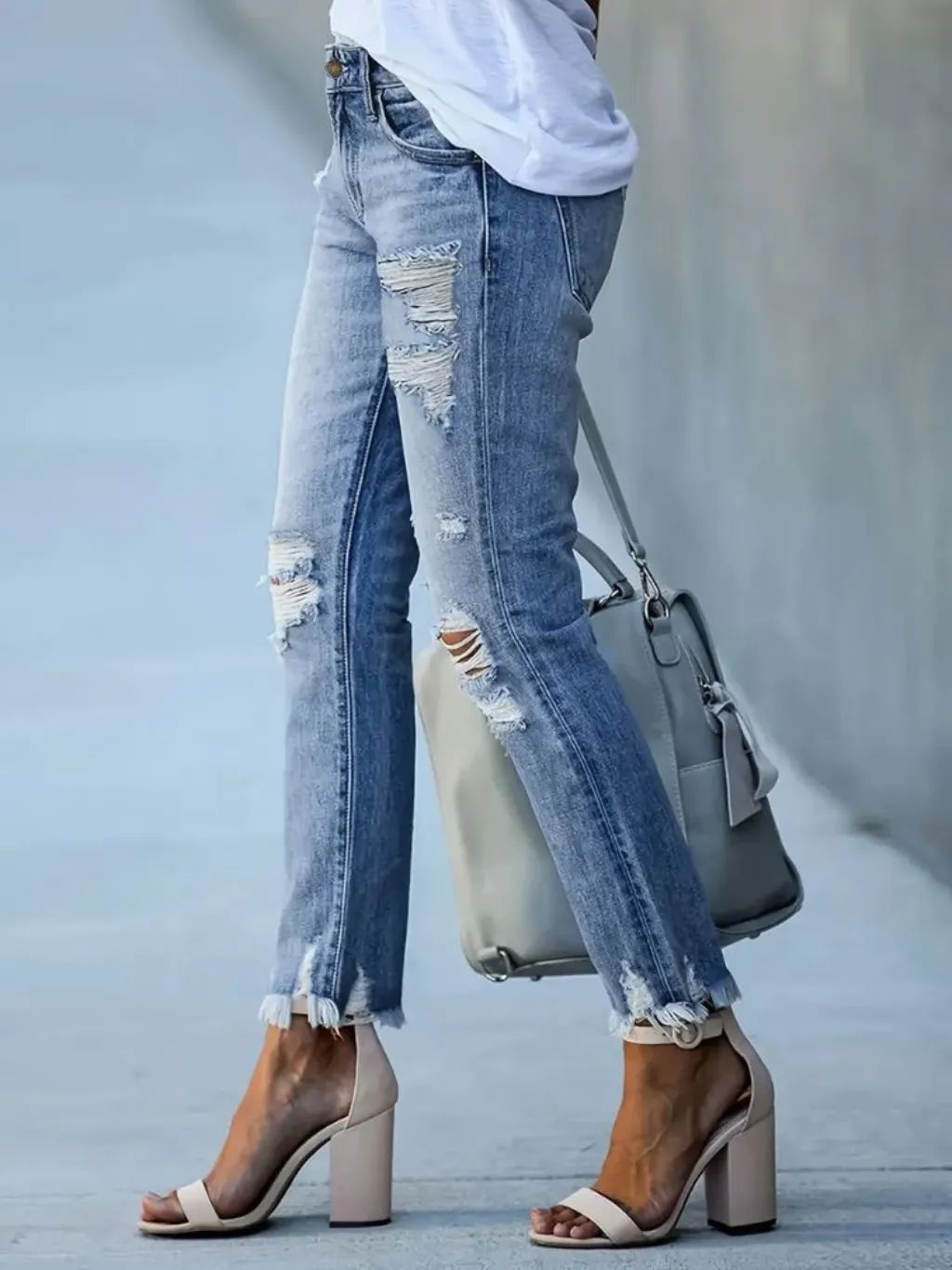 Women's Washed & Ripped Boyfriend Jeans — endless ways to style it