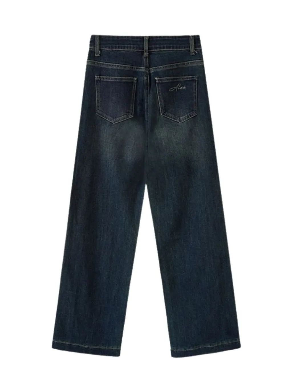 Women's Washed Wide-Leg Jeans, Topstitching — endless ways to style it